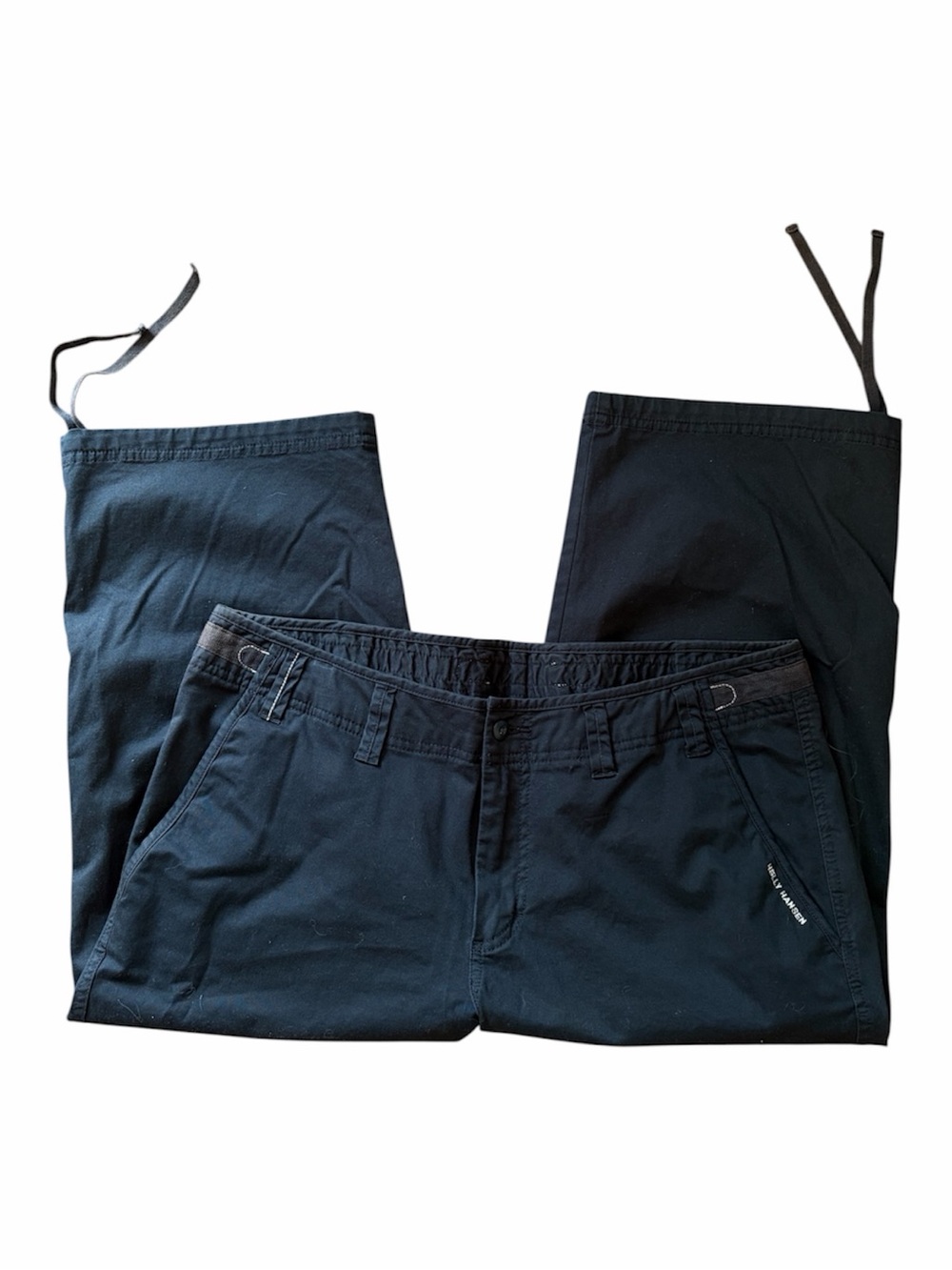 Helly Hansen Black Capris Y2K Sailing Nautical Outdoor Coastal Utility Gorpcore